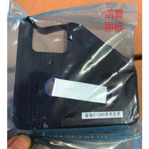 Label Tape For Ribbon Printer C-280T/E KB-28BKC-280E LB-280BK Black