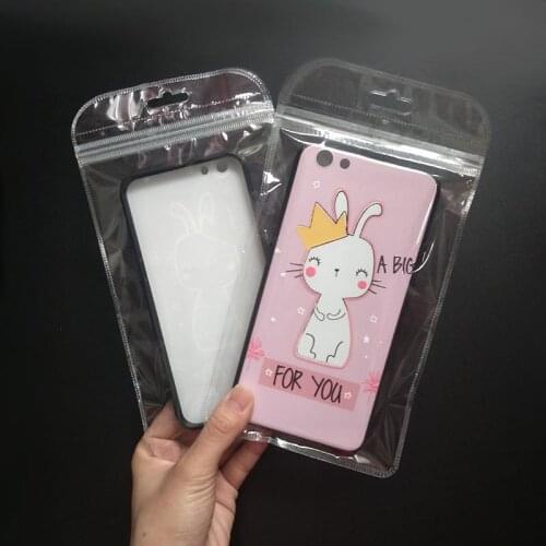 3000pcs 12*22cm transparent Mobile Phone Case Cover Retail Packaging Package Bag for iPhone X 6 7 Plus Plastic Poly Pack