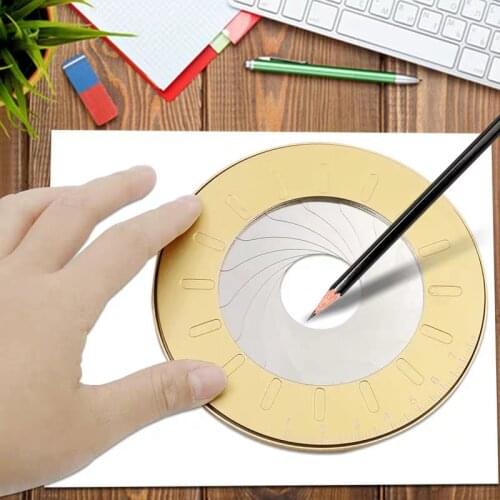 304 Stainless Steel Circular Drawing Tool Home School Office Adjustable Measurement Drawing Tool