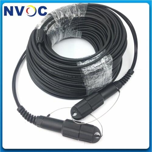 4core 100M 125M 150M 200M 250M 300M SM G657A,LSZH,4.5mm,4C SC/FC/ST UPC-1Pcs PDSC Armored Fiber Optic Patch Cord Cable Connector