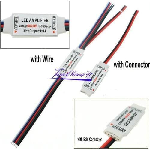 5pin RGBW LED Amplifer DC5-24V 4A * 4 Channel LED Amplifier for RGBW LED Strip