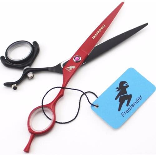 6 in. Professional Hairdressing Scissors,62HRC JP420C,CUTTING SCISSORS and THINNG SCISSOR ,360 rotating handle