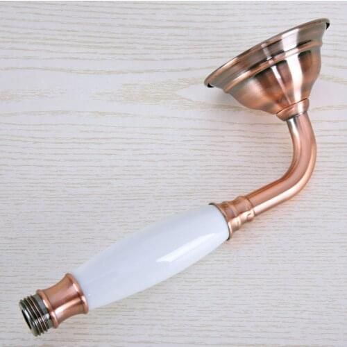Antique Red Copper Brass Telephone Shape Hand Spray Handheld Shower head / Bathroom Accessory (Standard 1/2") mhh020