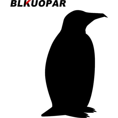 BLKUOPAR for Adult Emperor Penguin Silhouette Car Stickers Sunscreen Decals Occlusion Scratch Bumper Windshield Vinyl Car Wrap