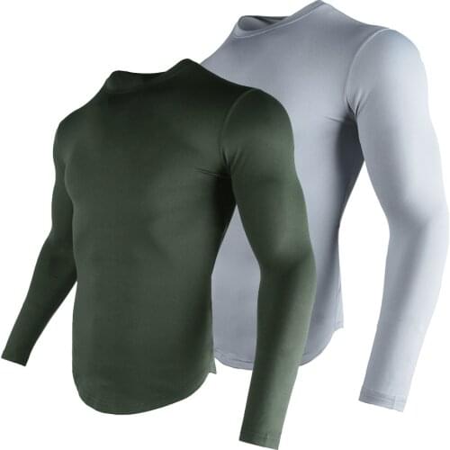 Quick Drying Rashguard for Men Workout Running Fitness Compression Shirt Breathable Tops Gym T-Shirts Clothing Sports Shirts