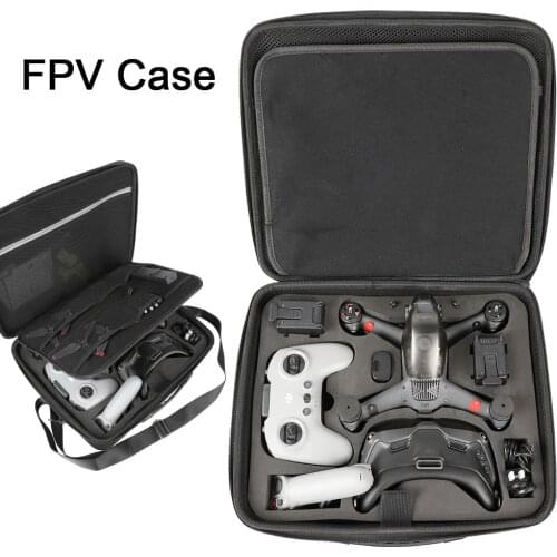 Carrying Case for DJI FPV Combo Drone, Travel Storage Bag Box compatible with All Fly More Kit and Motion Controlle Accessories