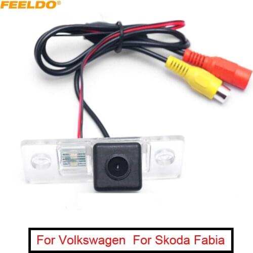 FEELDO 1Set Car Backup Rear View Camera For Volkswagen Passat B5(01~05)/Tiguan/PoloSedan/Santana/Golf 5/Fabia #MX1307