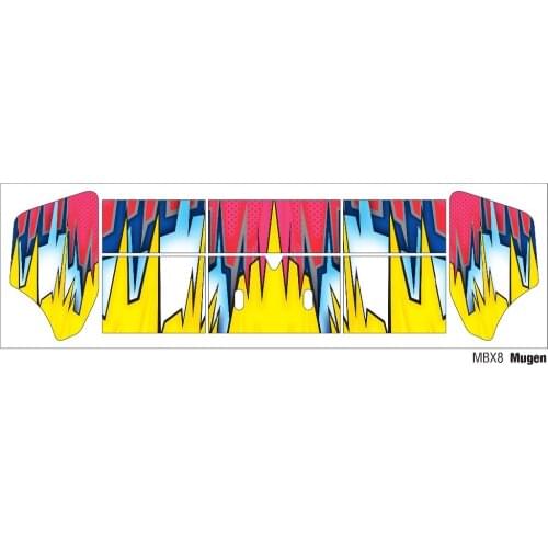 Team C 1/10 Off road buggy Mugen MBX8 Wing Decal