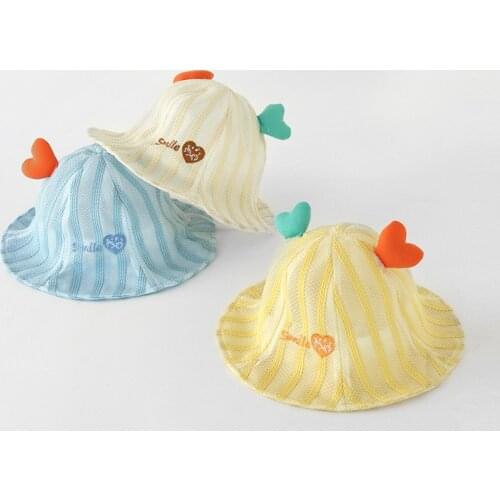 Summer Mesh Breathable Baby Sun Hats Kids Boys Girls Fisherman Hats Beach Caps