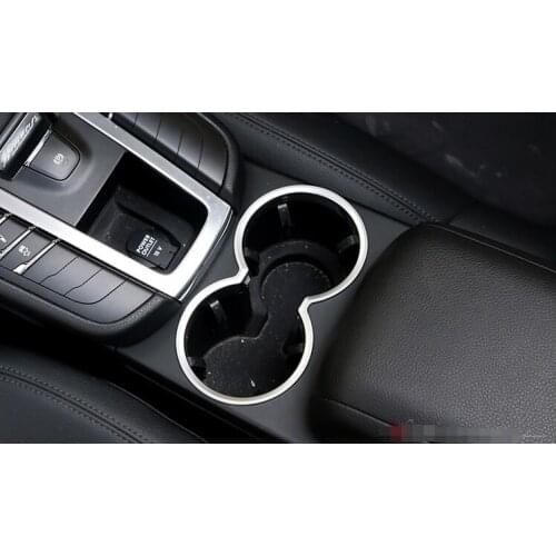 For Porsche Macan 2014 - 2018 2017 Matt Front Water Cup Holder Cover Trim 1pcs