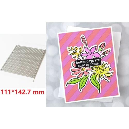 Metal cutting dies color block diagonal stripe cut mold Scrapbook cards making paper craft knife mould new 2020 arrival