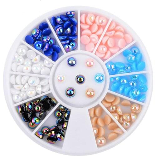 2018 NEW Shiny Round Ultrathin Sequins Colorful Nail Art Nail Polish Soak Off UV Gel Polish Glue Lacquer Manicure Varnish Tool
