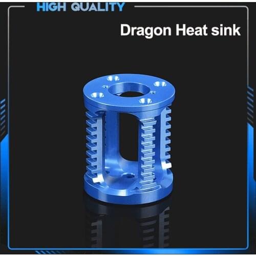 Phaetus Dragon Heat Sink V2.0 ST/HF Hotend 3D Printer Parts For Dragon Hotend V1.1/V1.0 E3D V6 Bi-Metal HeatBreak I3 MK3