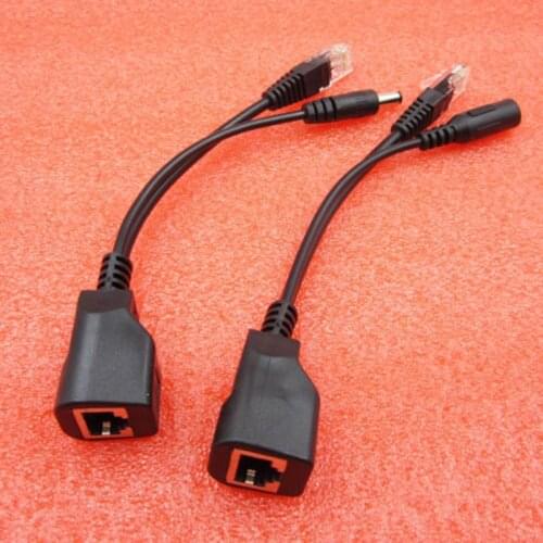 Adapter cable Connectors Passive Power cable Ethernet 1pair Injector Cable RJ45 switch PoE T5D2