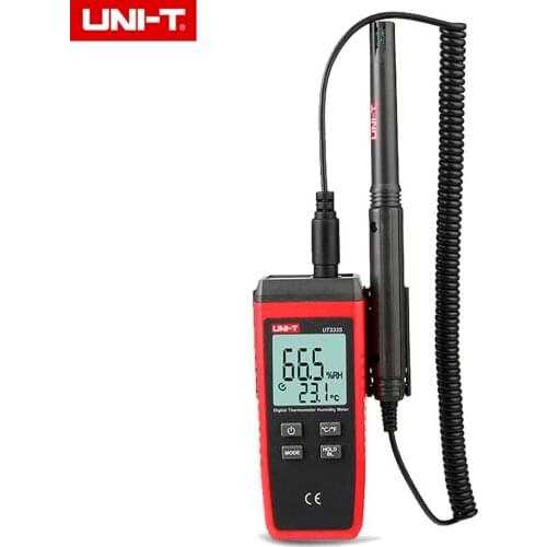 UNI-T UT333S Mini Temperature Humidity Meter Outdoor Hygrometer Overload Indication LCD Backlight