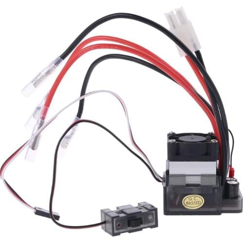 Off-Road 320A 2~4S LiPo Battery Brushed ESC Speed Controller T Plug BEC 5.6V 2A for RC 1/10 Car Truck Auto
