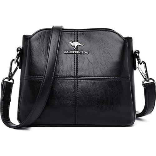 Women Embroidery Tote Bag High Quality Leather Ladies Handbags 2020 Women Shoulder Bag Small Crossbody Bags For Women Sac a Main