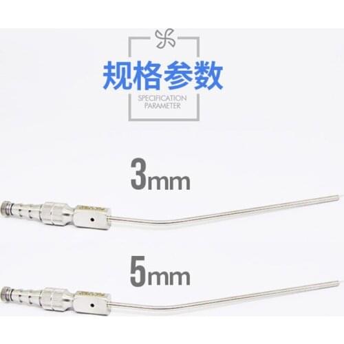 1Pcs Dental implant suction tube Autoclave Stainless steel strong straw weak saliva implant dental equipment