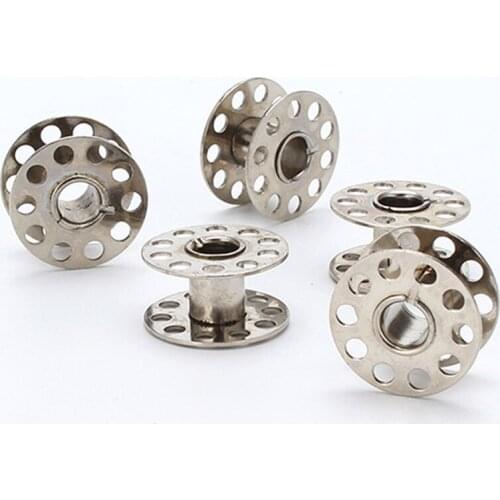 10PCS High Quality Sewing Craft Tool Metal Bobbins Spool Stainless Steel Sewing Machine Bobbins Spool Craft Practical Tool