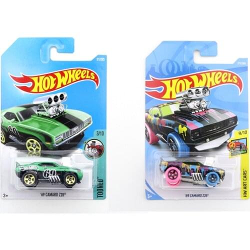 2017 Hot Wheels 69 CAMARO Z28 Mini Alloy Coupe 1/64 Metal Diecast Model Car Kids Toys Gift