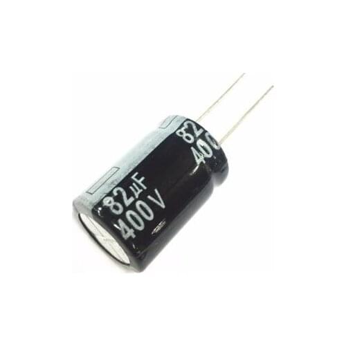 5pcs 82UF 400V 18X25MM 400v82uf Aluminum Electrolytic Capacitor
