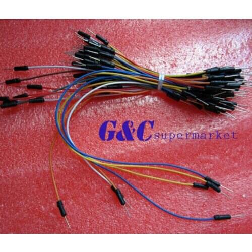 5PCS male to male flexible breadboard jumper cable Wes 65Pcs electronic accessories cable diy electronics