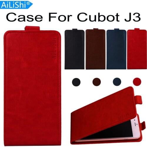 AiLiShi Case For Cubot J3 Luxury Up And Down Flip J3 Cubot PU Leather Case Exclusive 100% Phone Cover Skin+Tracking In Stock