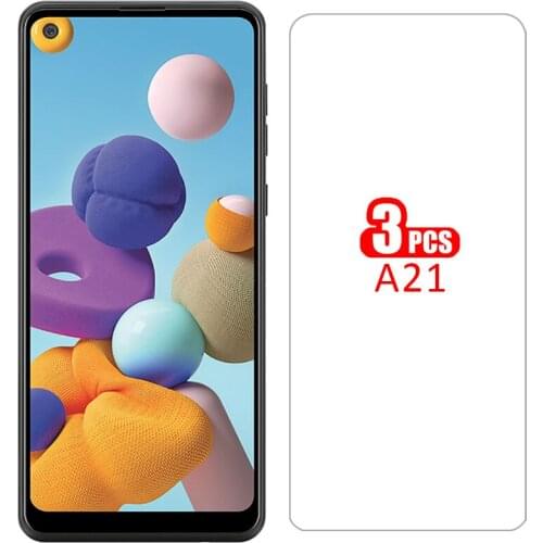 Case for samsung a21 cover screen protector tempered glass on samsun galaxy a 21 21a protective phone coque bag armor samsunga21