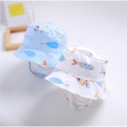 Children Hat Summer Printing Cap For Boys And Girls Kids Sun Caps Cartoon Baby Hats 2 to 9 years