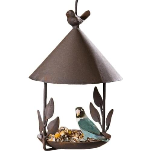 Wild Bird Feeder Tray/Platform Outside Birdhouse Resting Garden Yard Hanging Decorative For Outdoor Indoor Pet Feeding Tools