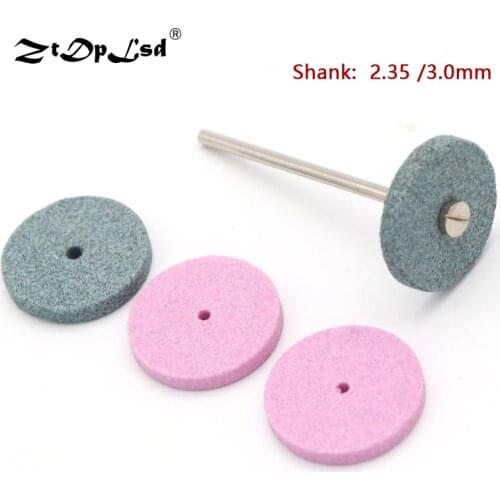 1Pcs 20mm Mini Drill Grinding Wheel Buffing Polishing Pad+1Pcs Shank Rod Abrasive Disc For Grinder Rotary Bits Wood Metal Tools