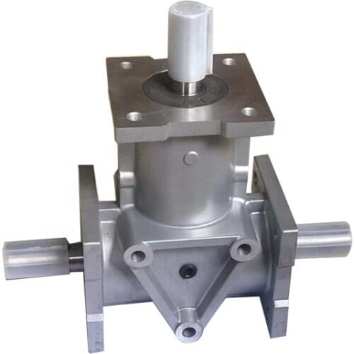 Double output shaft Bonfiglioli equivalent RAN8 1:1, 1:2 ratio mini spiral Bevel speed reducer