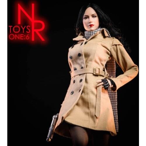 1:6 action figure full clothing set with Gun gloves Model killer AGENT Suit set for Ada wong 12inches figure