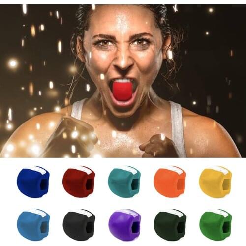 Facial Muscle Exerciser Thin Face Fitness Ball Pop N Go Mouth Masseter Jawline Training Jaw Double Chin Slimming Mandibular Lift