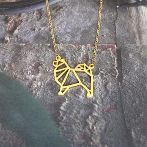 Samoyed Pendant choker animal Pet Necklaces for Women girls pretty Christmas Gift