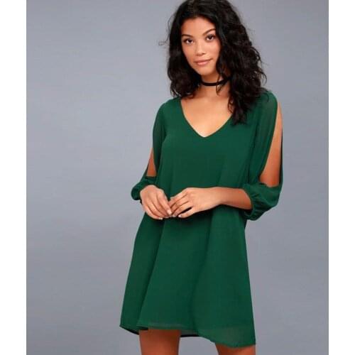 Summer Dress 2019 New Short-Sleeve Casual Mini T Shirt Beach Dress Solid V-neck Elegant Sexy Party Bodycon Dresses Plus Size