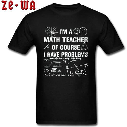 Math Number Theory T Shirt Function Formula Men Fashion Tshirts Geometric Area Solution Math Teacher Problems Science T Shirts