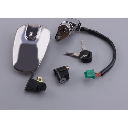 Motor Ignition Fuel Gas Tank Cap Switch Lock With 2 Key Set Fit For Suzuki VS1400 Intruder 1400 VS800 Boulevard S50 37110-38B03