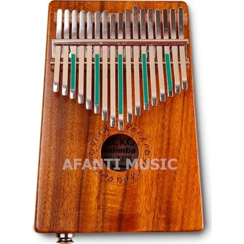 Afanti Music 17 Keys Kalimba Mbira Thumb Piano Solid wood Acacia wood Traditional African Music Instruments 17 tone (THP-119)