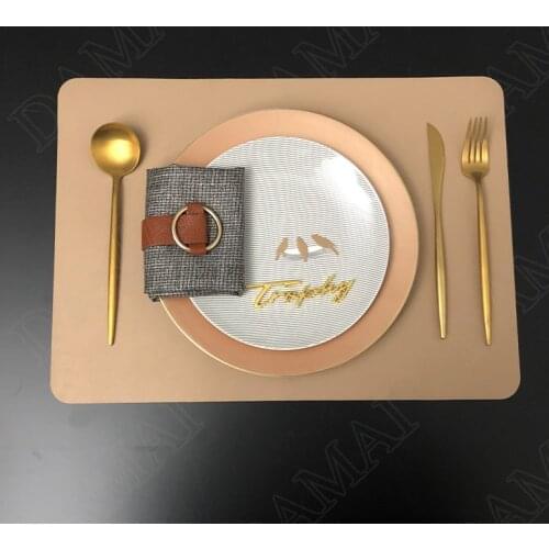 Golden Stroke Ceramic Plate Set Bone China Hotel Main Course Tableware European Western Steak Dish Dinner Set Plates and Dishes