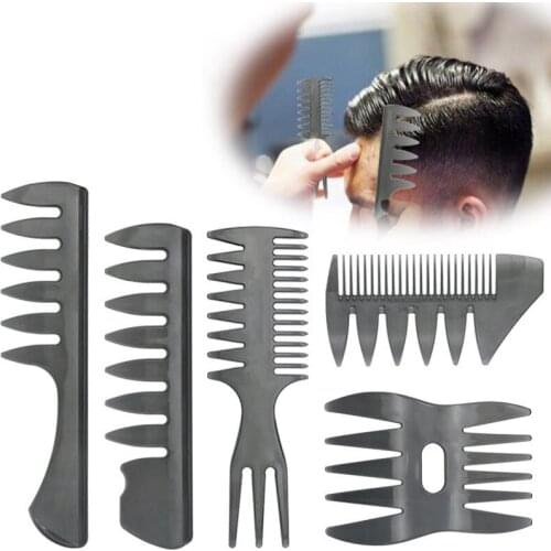 Barber New Oil Head Comb Aircraft Head Hair Comb Large Back Flat Comb Wide Tooth Retro Oil Head Shape Comb