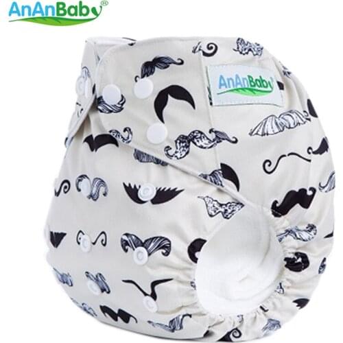 New Pattern 10pcs AnAnBaby Cartoon Baby Diaper Character Fitting Colored Cloth Nappies Without Inserts Covers In Lot