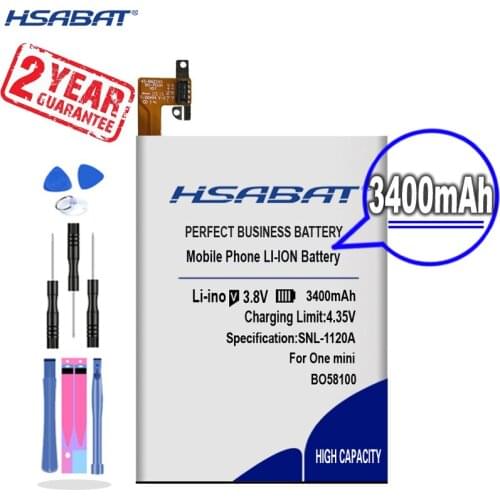 New Arrival [ HSABAT ] 3400mah Replacement Battery for htc one mini m4 601s 601e 601n 603e BO58100