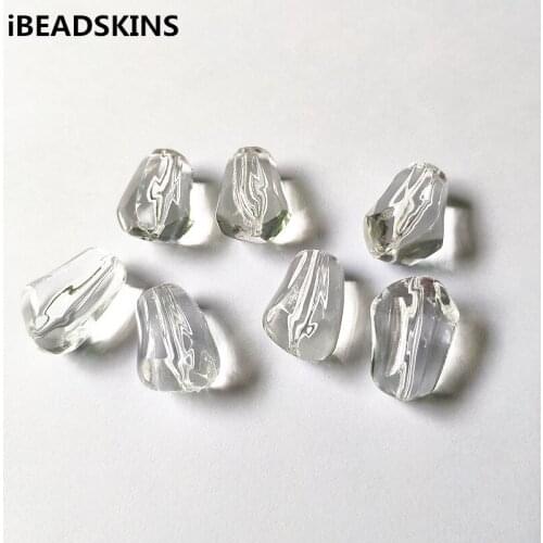 New arrival! 24X16mm 118pcs/lot Clear Acrylic Irregular pear shape beads for Necklace,Earrings parts,hand Made Jewelry DIY