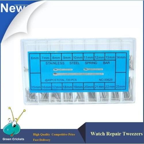 18 Dimension Types 360 pcs total Assorted Stainless Steel Length Split Pins Watches For Parts for Watchmaker Repairs Tools
