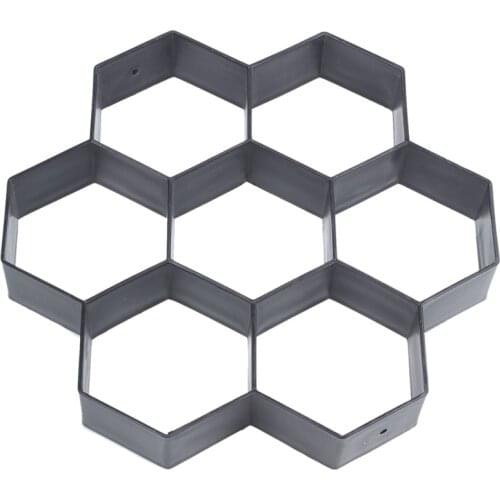 DIY Patio Walk Maker Stepping Stone Concrete Paver Mold Reusable Path Maker Mold Garden Paving Stone Molds 30*30cm