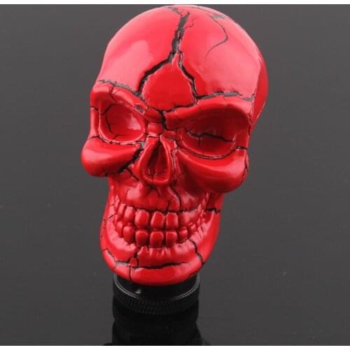 Universal Transmission Manual Gear Shift Knob Shifter Lever Knob Skull Head Gear Knob Car Accessories
