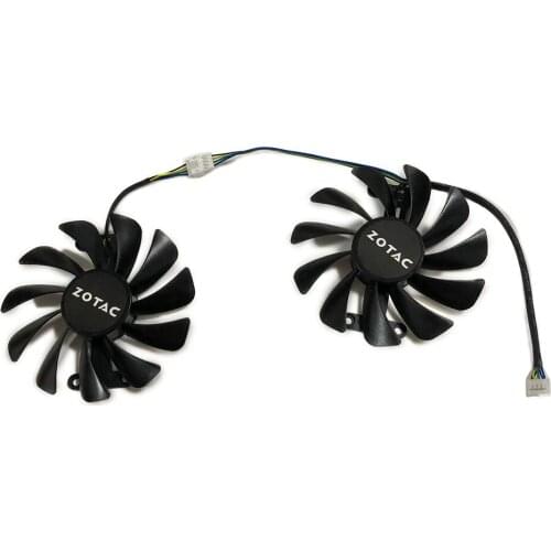 GAA8S2U ZOTAC GTX1080 GTX1070 AMP Edition GPU VGA Cooling Fan,ZOTAC GeForce GTX1070Ti GTX1080Ti AMP Core Cards Cooler