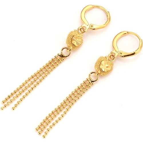 Bangrui Heart Earring For Girls/Ladies Birthday Gift Trendy Gold Color Engagement /Wedding Bands Promise Earring