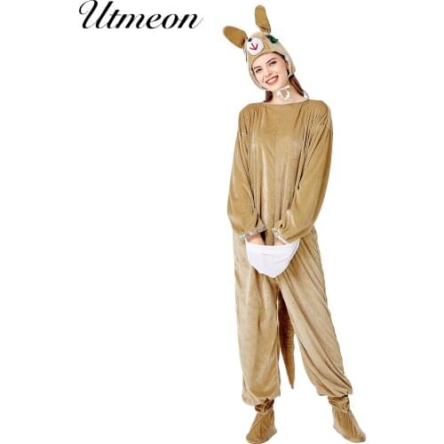 Womens Sexy Halloween Costume for Women Sexy Cosplay Kangaroo Costume Cosplay Animal Sexy Costumes for Halloween
